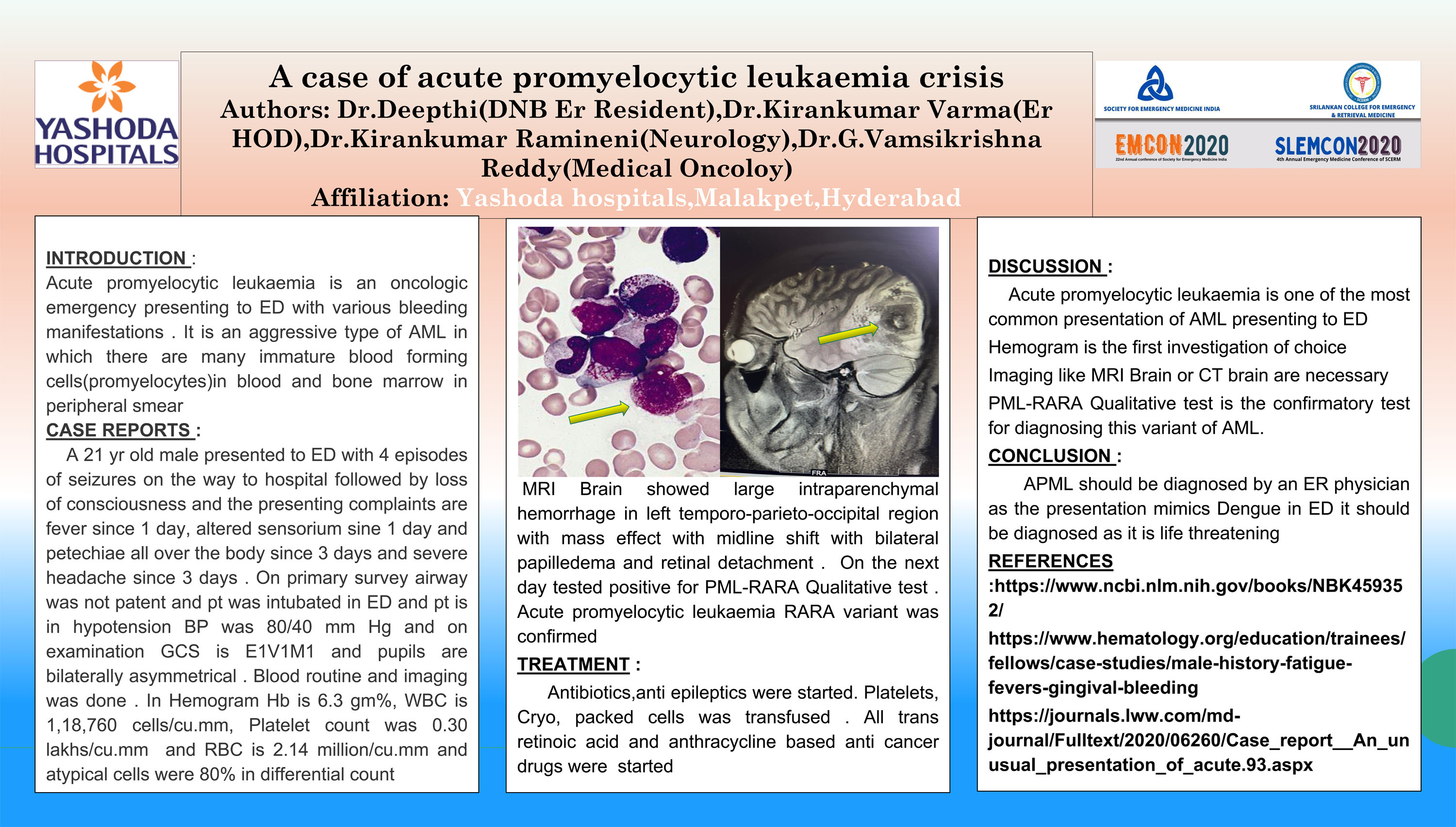 PP14 – A case of acute promyelocytic leukaemia crisis